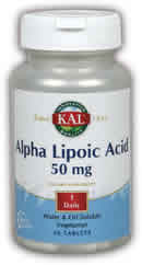 Alpha Lipoic Acid 30ct 50mg from Kal