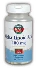Alpha Lipoic Acid 60ct 100mg from Kal