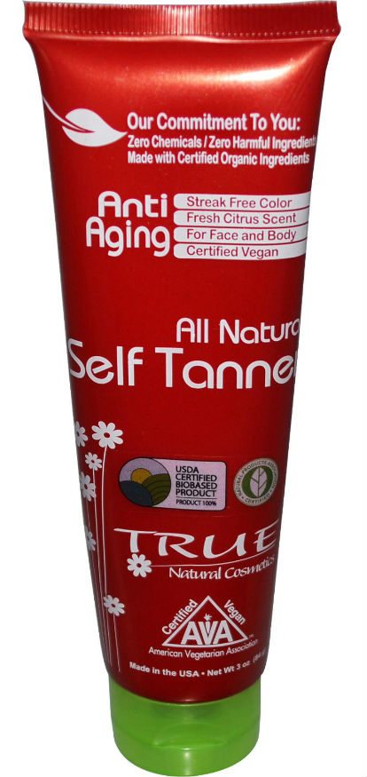 TRUE NATURAL: All Natural Self Tanning Lotion 3 oz