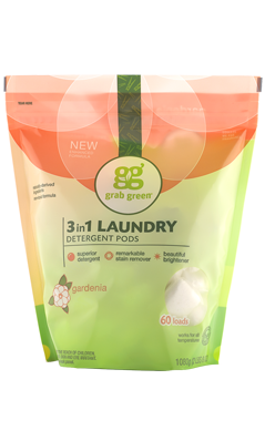 Grab Green: Gardenia Laundry Pods 60 ld