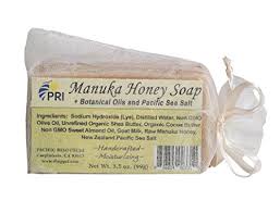 Manuka Honey & Sea Salt Lye Soap
