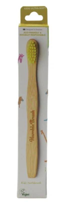 THE HUMBLE CO: Kids Toothbrush Ultra Soft Yellow 1 CT