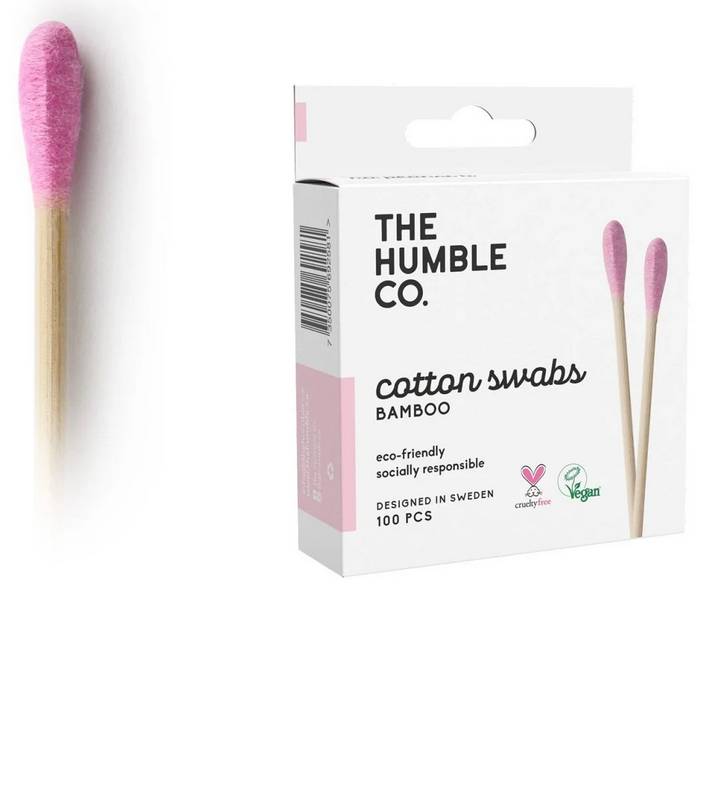 THE HUMBLE CO: Cotton Swabs Purple 100 CT