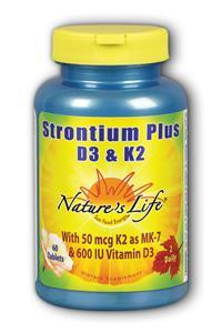 Natures Life: Strontium Plus D And K 60 Tabs
