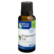 EARTH'S CARE: Peppermint Oil 100 Percent Pure and Natural 1 oz