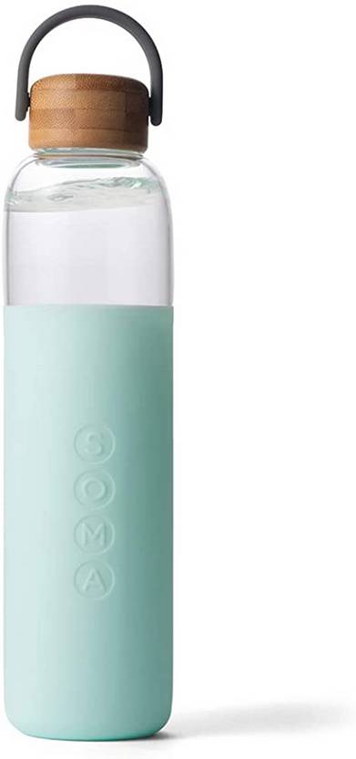 SOMA: Glass Water Bottle V2 Mint 25 OUNCE