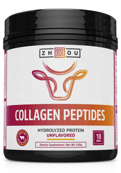 Zhou Nutrition: Collagen Peptides Fine Powder (Jar) 18oz