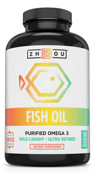 Zhou Nutrition: Fish Oil Softgel (Btl-Plastic) 180ct