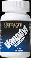 Vanadyl Sulfate 10mg 150ct from Ultimate Nutrition