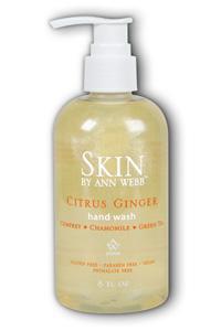 Skin by Ann Webb: Citrus Ginger Hand Wash 8oz