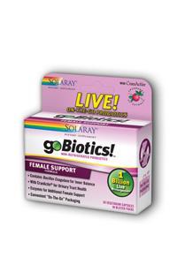 Solaray: GoBiotics Female Support 30 Vcaps