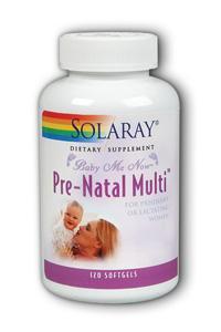 Solaray: Baby-me-now prenatal multi 120 Sg