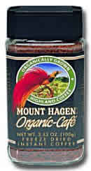COFFEE,OG,FREEZE DRIED Case of 6 / 3.5 OZ from Mount Hagen