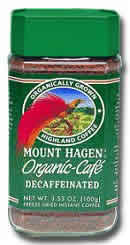 COFFEE,OG,FREEZE DRD,DECF Case of 6 / 3.5 OZ from Mount Hagen