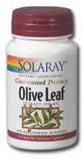 Olive Leaf Extract 120ct 250mg - 22% from Solaray
