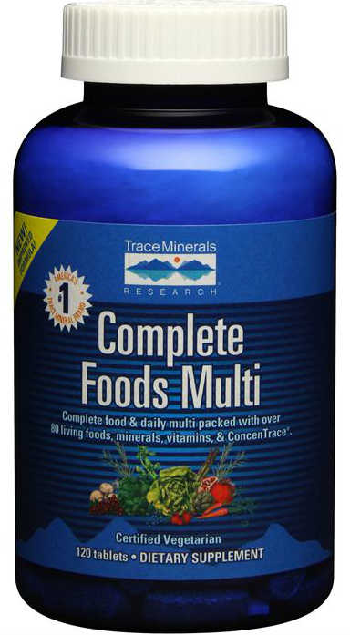 Trace Minerals Research: Complete Foods Multiple 120 tab