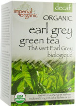 UNCLE LEE'S TEA: Organic Decaf Earl Gray Green Tea 18 bag