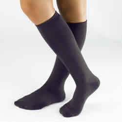 SOCK KNEE HIGH BLACK - 3 / 10-13 from Maggie's Functional Organics