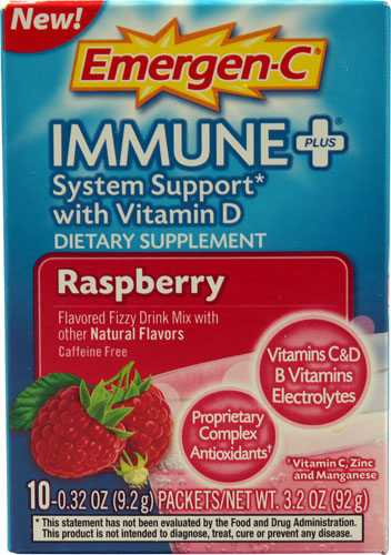 ALACER: Emergen-C Immune Plus Raspberry 10 ct