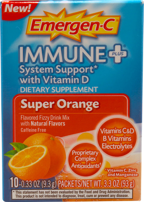 ALACER: Emergen-C Immune Plus Super Orange 10 ct