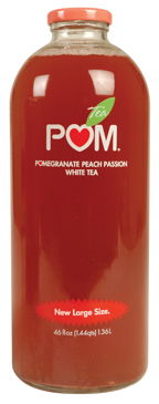 TEA,WHITE,PEACH PASSION Case of 6 / 46 OZ from Pom Wonderful