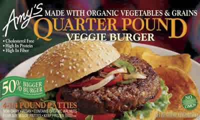 BURGER VEG QUARTER POUNDER Case of 48 / 4 OZ from AMY'S