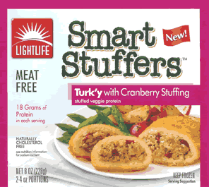 Smart stuffer turkey w stuffing Case of 12 / 8 OZ from Light Life Foods