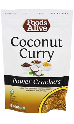 Organic Coconut Curry Crackers