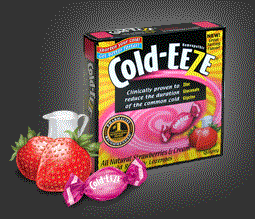 COLD-EEZ LOZ,STRWBRY CREM Case of 1 / 18 PC from Cold-Eeze