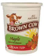 WHL MLK YGRT,MAPLE Case of 6 / 32 OZ from Brown Cow West Inc
