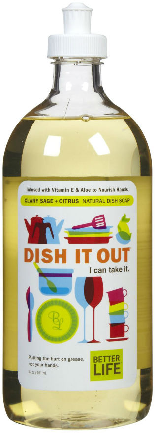 BETTER LIFE: Natural Liquid Dish Soap Clary Sage And Citrus Dish It Out 22 oz