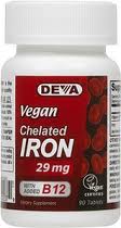 Vegan Chelated Iron 29mg