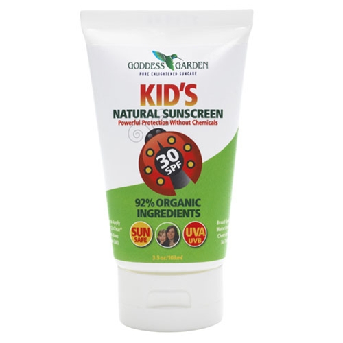 GODDESS GARDEN: Kid's Natural Sunscreen SPF30 3.4 oz