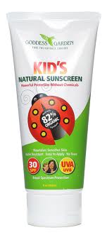 GODDESS GARDEN: Kid's Natural Sunscreen SPF30 Family Size 6 oz