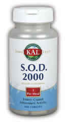 S.O.D. Enteric Coated 100ct 250mg from Kal