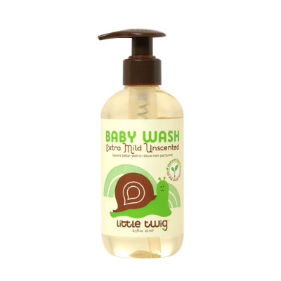 LITTLE TWIG: Baby Wash Unscented 8.5 oz