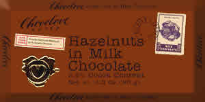 BAR,MILK CHOC W HAZELNUTS