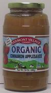 APPLESAUCE,OG,CINNAMON - 6 / 24 OZ from Vermont Village