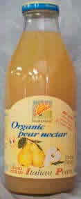 FRUIT NECTAR,OG,PEAR Case of 6 / 25.4 OZ from Bionaturae
