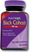 Black Cohosh 80mg 60 caps from NATROL