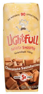Smoothie chocolate satisfaction Case of 15 / 8.25 OZ from Lightfull