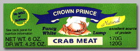 CRAB MEAT,FANCY WHITE