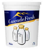 Ygrt,whl mlk,plain Case of 6 / 32 OZ from Cascade Fresh