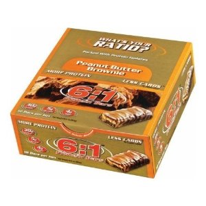 2:1 PROTEIN BARS: 6:1 BAR PB BROWNIE 12/BOX 