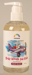 Body wash,kids,fruit blst Case of 1 / 8.5 OZ from Rainbow Research