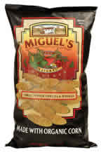 Tortilla chips,og,3 ppprs Case of 12 / 8 OZ from Miguel's Stowe Away