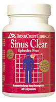 SINUS CLEAR/EPHEDRA FREE - 1 / 30 CT from Ridgecrest Herbals