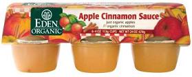 APPLESAUCE,OG,CINNAMON - 12 / 6/4 OZ from Eden Foods