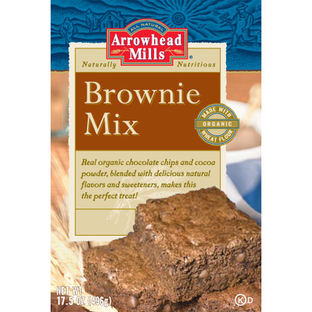 BROWNIE MIX,OG,REGULAR Case of 12 / 17.42 OZ from Arrowhead Mills