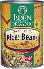 RICE & BEANS,OG,LENTILS Case of 12 / 15 OZ from Eden Foods